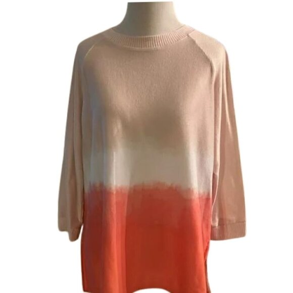 Secret Treasures Top 3/4 Sleeves 3 Tones Women's M - Picture 3 of 7